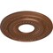 Ekena Millwork Lauren Ceiling Medallion (Canopies up to 6 1/4"), 20 5/8"OD x 6 1/4"ID x 1 3/8"P, Polished Copper CM20LNPOS - alternate 2